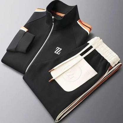 Levron Track Zip Athletic Jogger Set