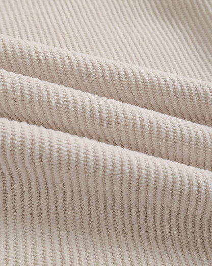 Lunari Relaxed Wide-Leg Corduroy Pants