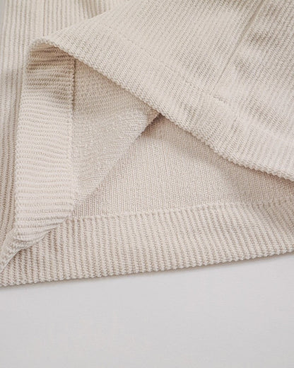 Lunari Relaxed Wide-Leg Corduroy Pants