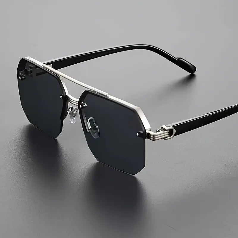 Lunaro Geometric Gradient Lens Sunglasses