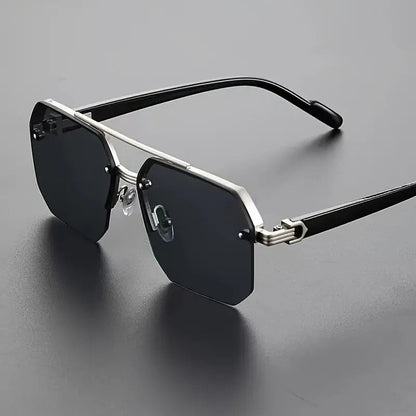 Lunaro Geometric Gradient Lens Sunglasses