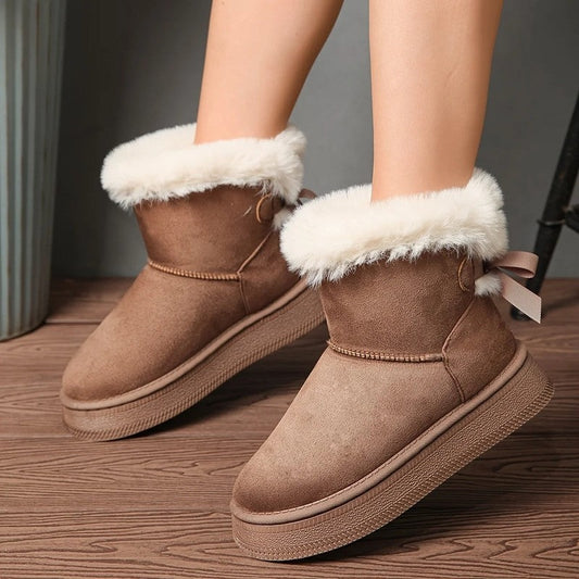 Lunelle Cozy Faux Fur Ankle Boots