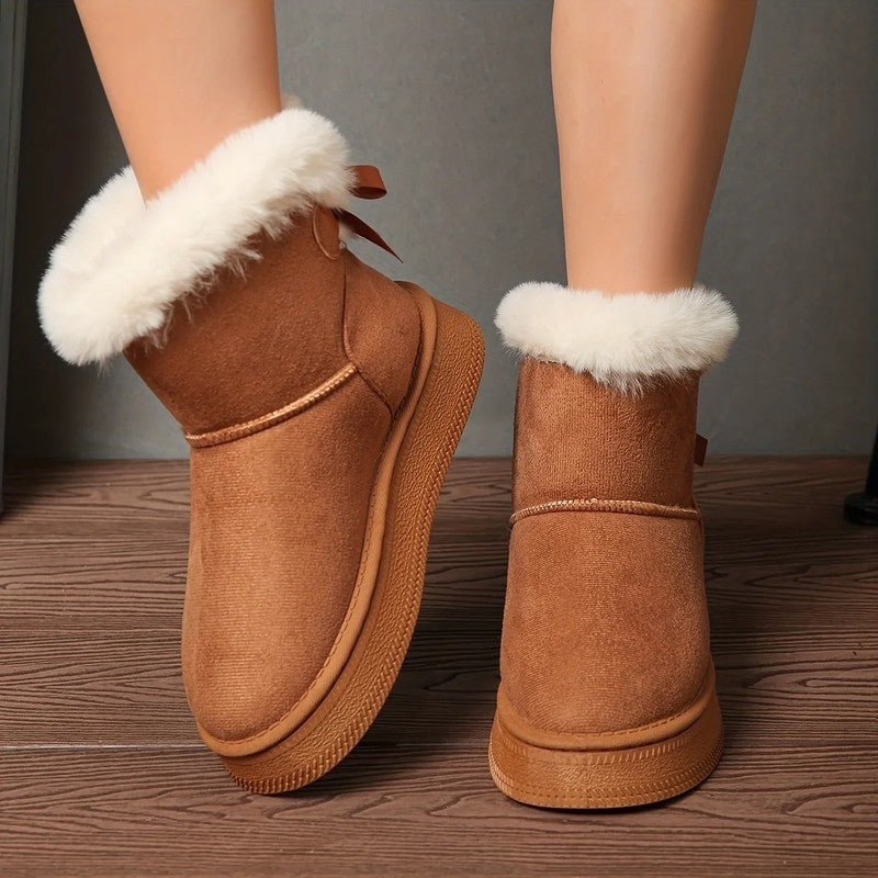 Lunelle Cozy Faux Fur Ankle Boots