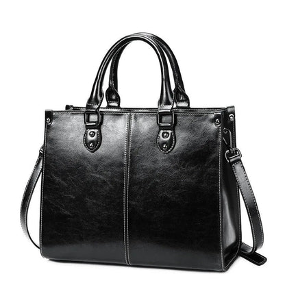 Lunelle Structured Top Handle Tote Bag