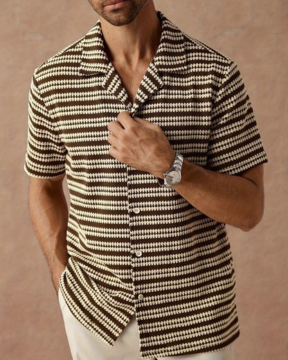 Marello Retro Knit Stripe Shirt
