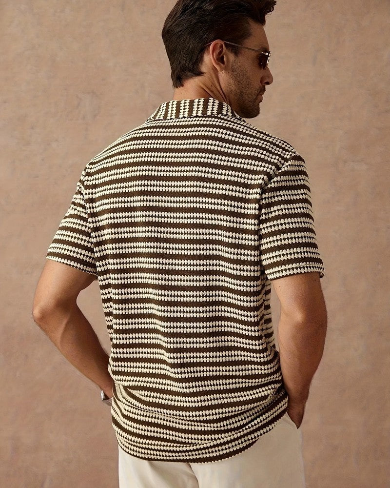 Marello Retro Knit Stripe Shirt