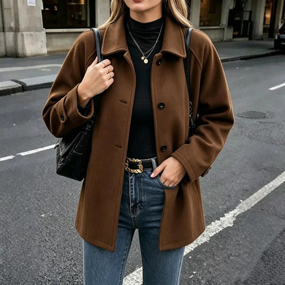 Maribel Relaxed Wool Blend Jacket