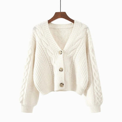 Marielis Relaxed Cable Knit Cardigan