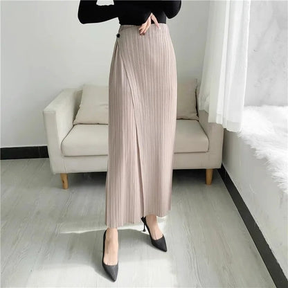 Marlowe Pleated Wide-Leg Lounge Pants