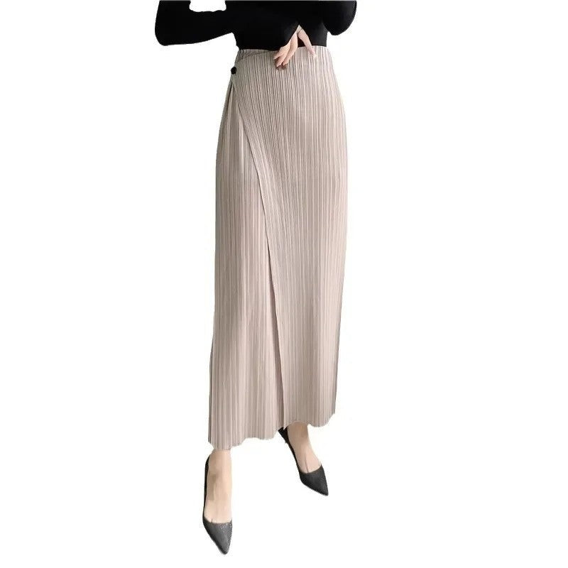 Marlowe Pleated Wide-Leg Lounge Pants