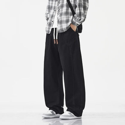Plus Size Marzio Relaxed Drawstring Wide-Leg Jeans