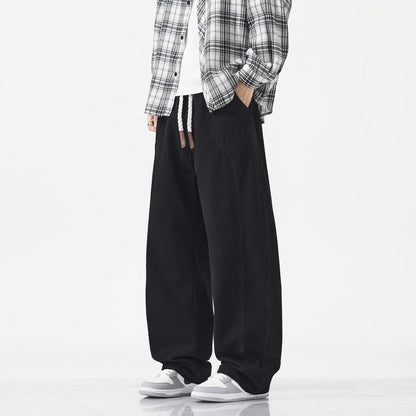 Plus Size Marzio Relaxed Drawstring Wide-Leg Jeans