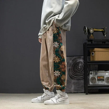 Marzio Relaxed Floral Panel Track Pants