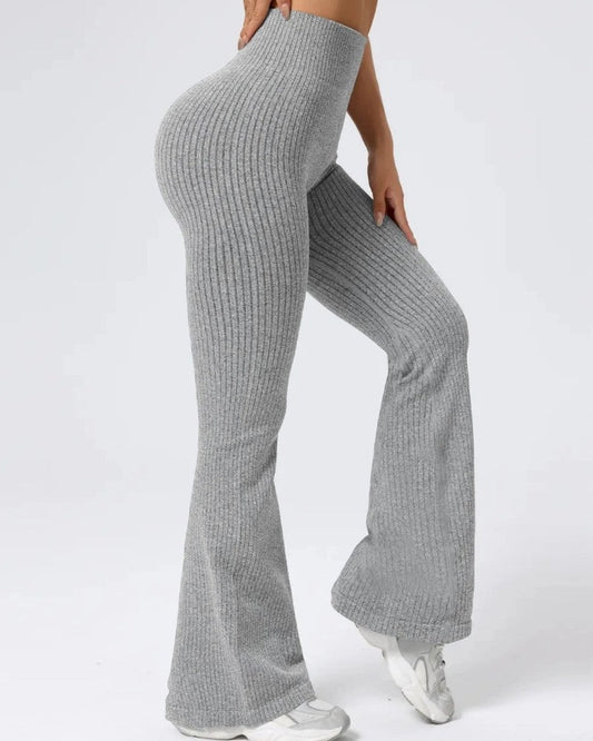 Mirane Ribbed Knit Flare Pants