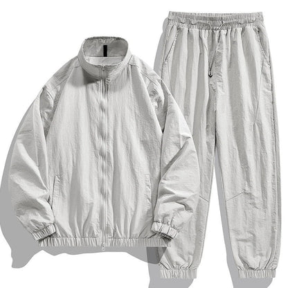 Mirello Relaxed Lightweight Zip Track Set