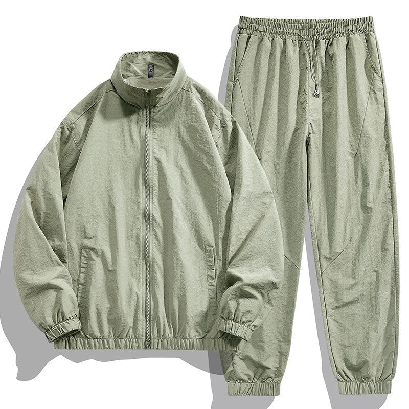Mirello Relaxed Lightweight Zip Track Set