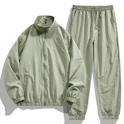 Mirello Relaxed Lightweight Zip Track Set