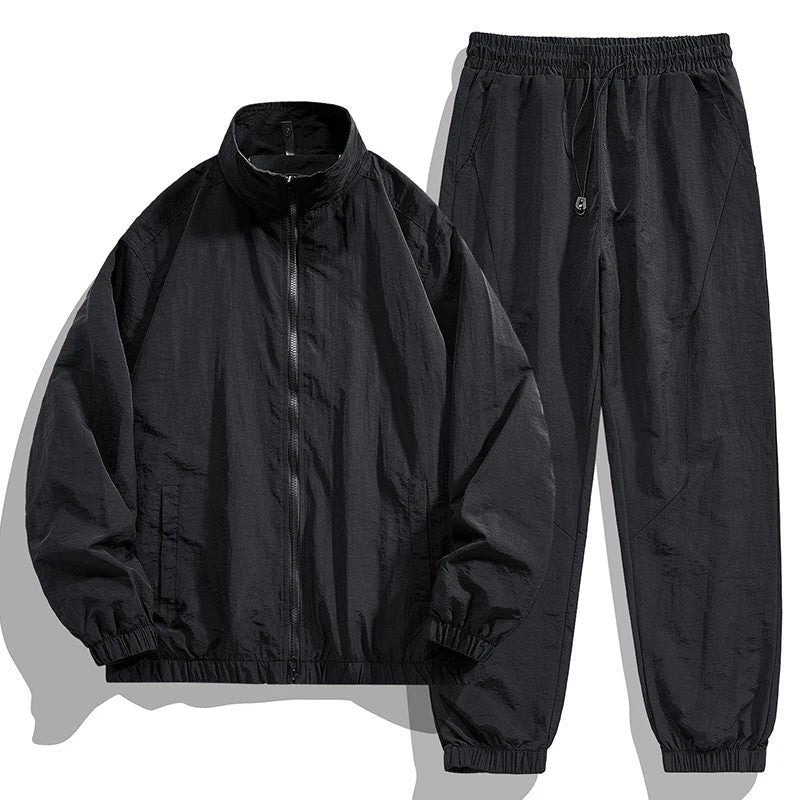 Mirello Relaxed Lightweight Zip Track Set