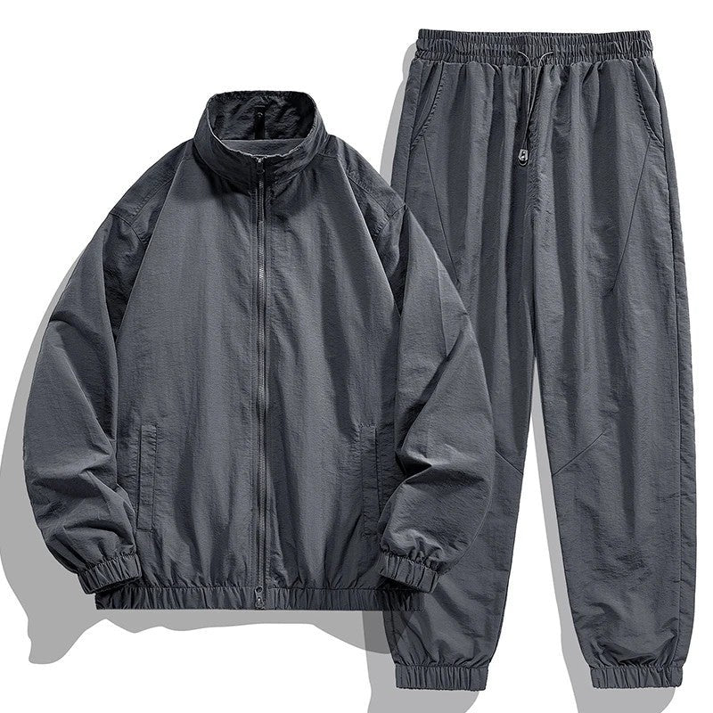 Mirello Relaxed Lightweight Zip Track Set