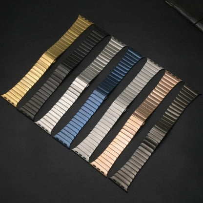 Nolvik Brushed Stainless Link Watch Band