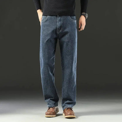 Norell Relaxed Straight Leg Denim Jeans