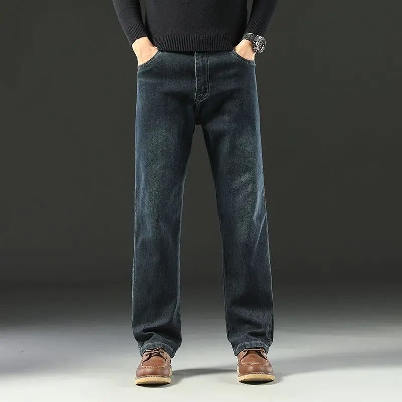Norell Relaxed Straight Leg Denim Jeans