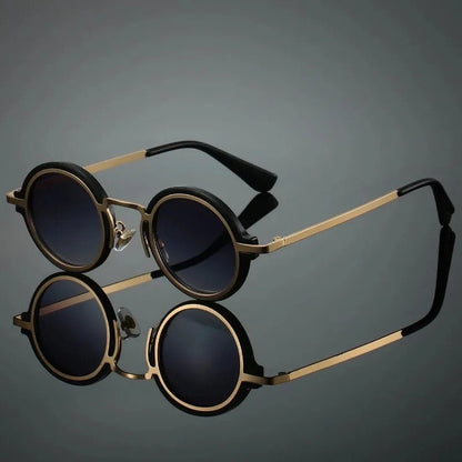 Olivaro Round Metal Frame Sunglasses