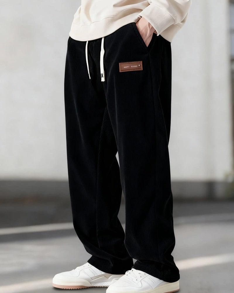 Orien Relaxed Corduroy Drawstring Pants