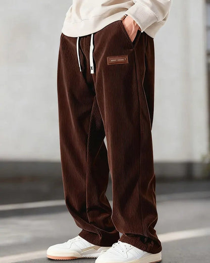 Orien Relaxed Corduroy Drawstring Pants