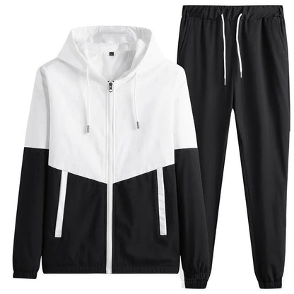 Orvian Lightweight Hooded Windbreaker Tracksuit Set