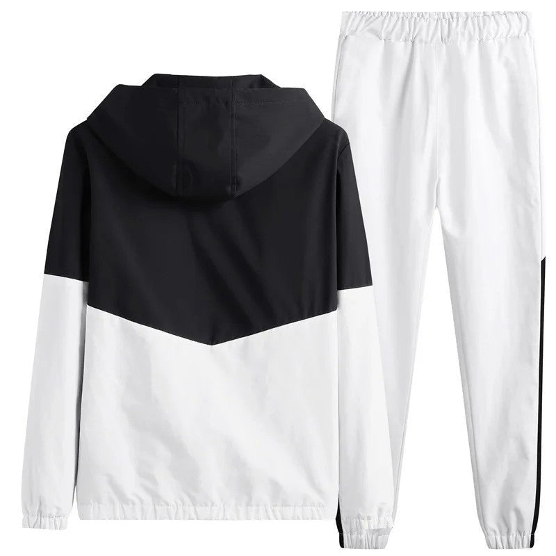 Orvian Lightweight Hooded Windbreaker Tracksuit Set