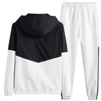 Orvian Lightweight Hooded Windbreaker Tracksuit Set