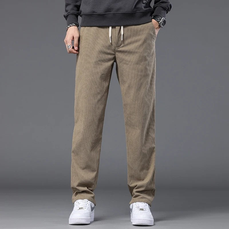 Perrin Relaxed Drawstring Corduroy Pants