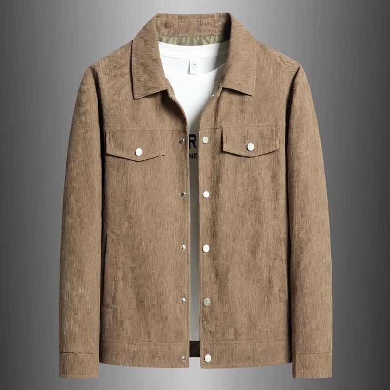 Ravell Relaxed Textured Button-Up Jacket