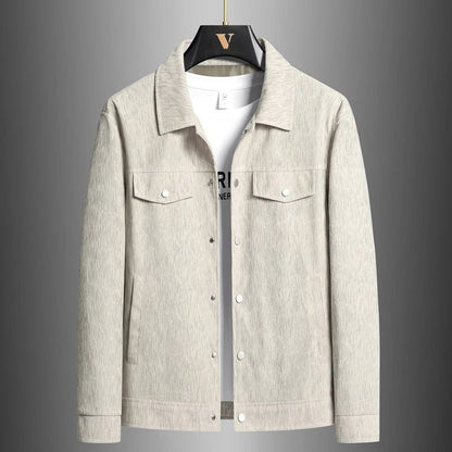 Ravell Relaxed Textured Button-Up Jacket