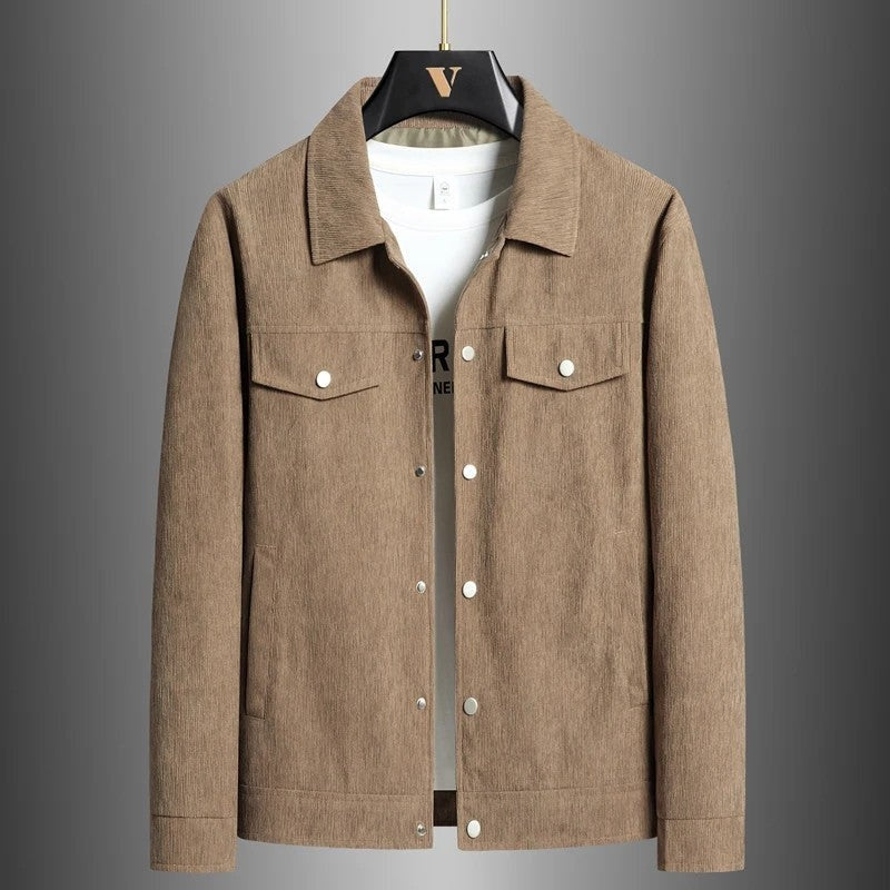 Ravell Relaxed Textured Button-Up Jacket