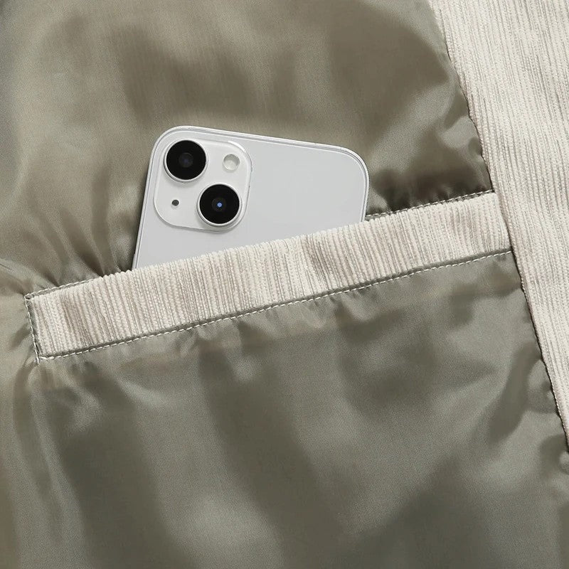 Ravell Relaxed Textured Button-Up Jacket