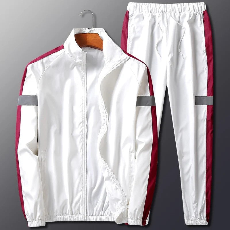 Ravelo Track Stripe Athletic Tracksuit Set