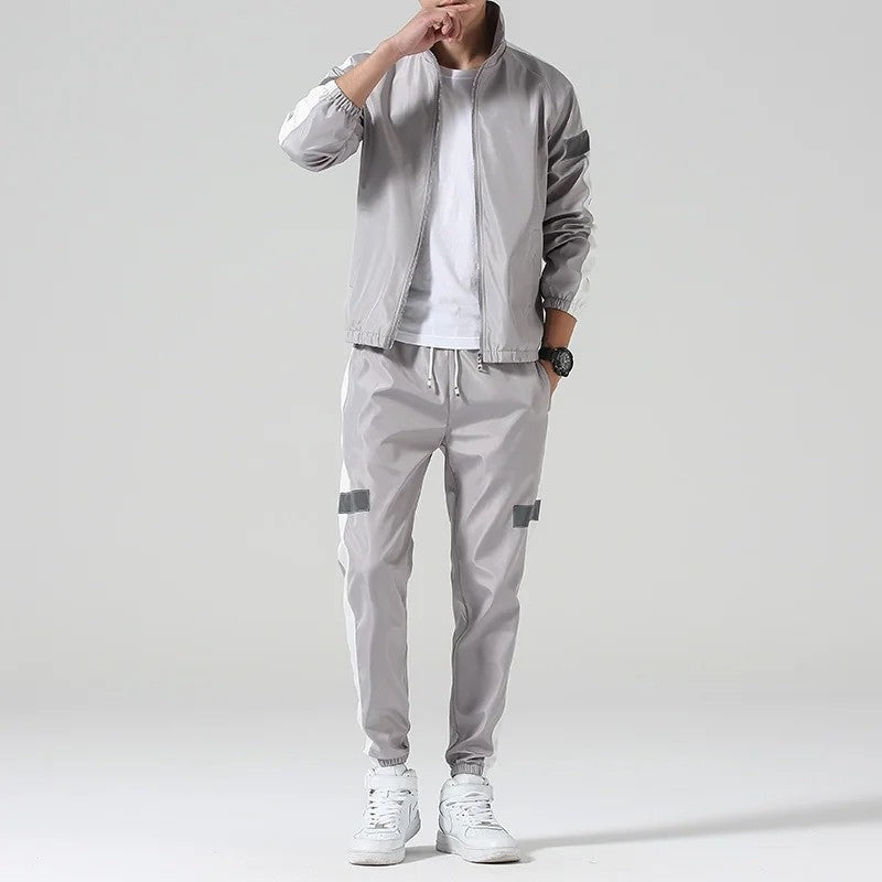 Ravelo Track Stripe Athletic Tracksuit Set