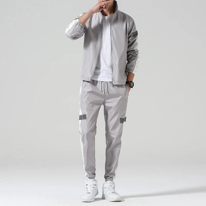 Ravelo Track Stripe Athletic Tracksuit Set