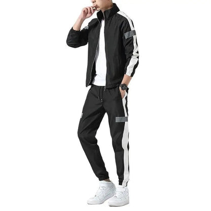Ravelo Track Stripe Athletic Tracksuit Set