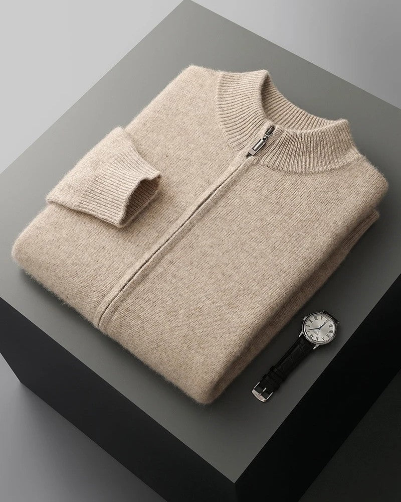 Ravine Zip Mock Neck Knit Sweater