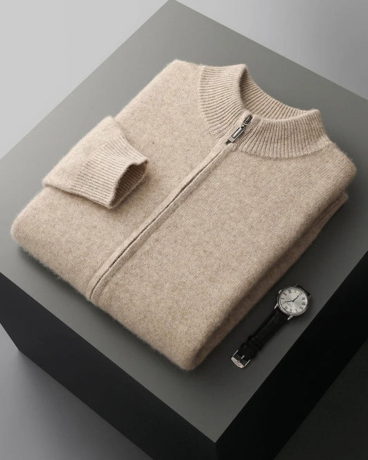 Ravine Zip Mock Neck Knit Sweater