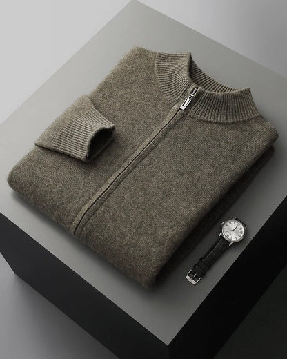 Ravine Zip Mock Neck Knit Sweater