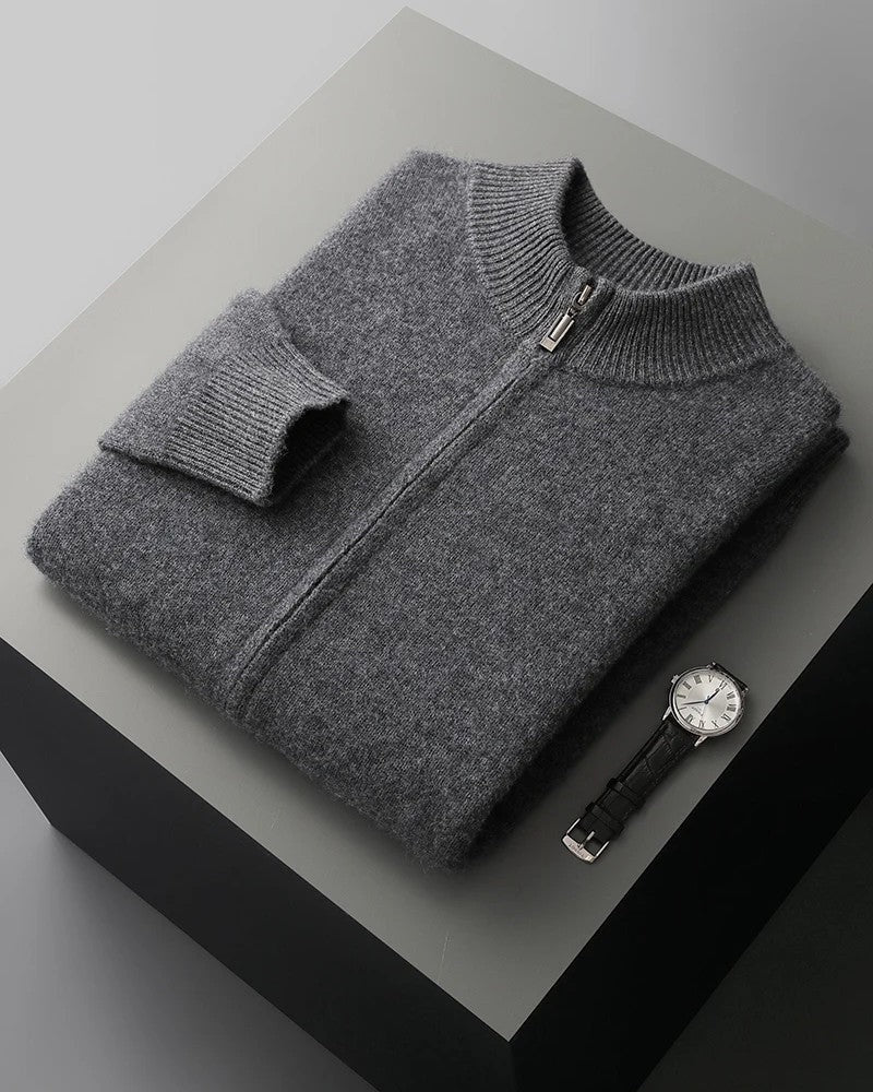 Ravine Zip Mock Neck Knit Sweater