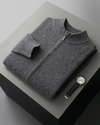 Ravine Zip Mock Neck Knit Sweater
