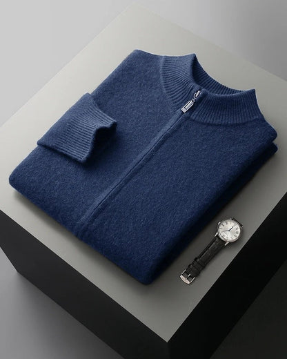 Ravine Zip Mock Neck Knit Sweater