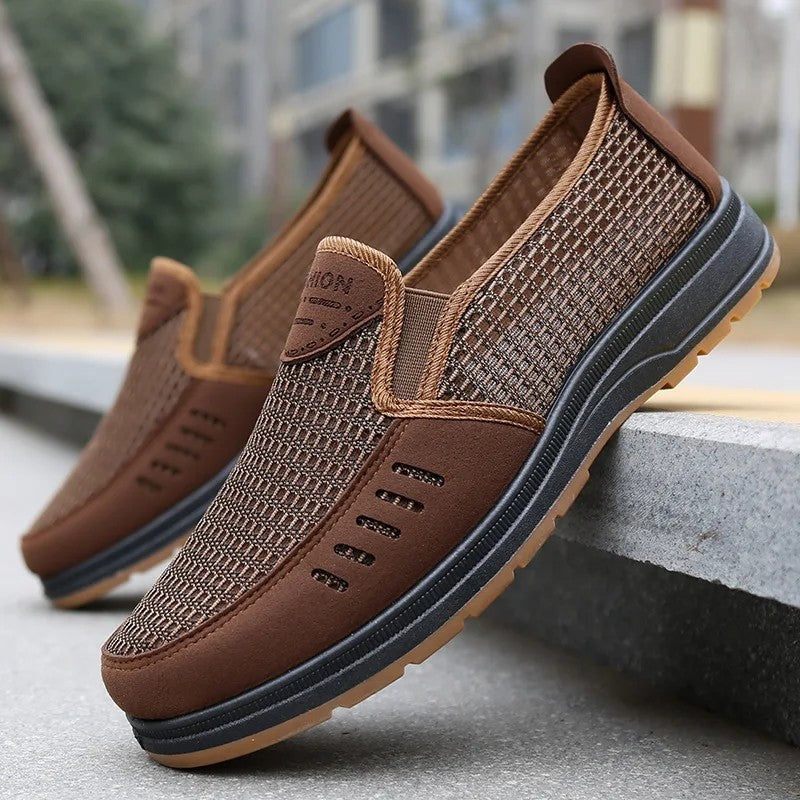 Ravino Mesh Slip-On Breathable Loafers