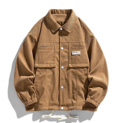 Ravino Relaxed Corduroy Snap Jacket