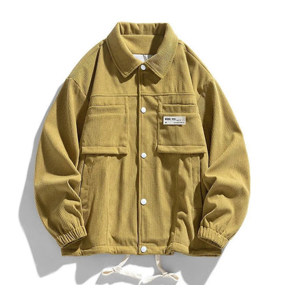 Ravino Relaxed Corduroy Snap Jacket